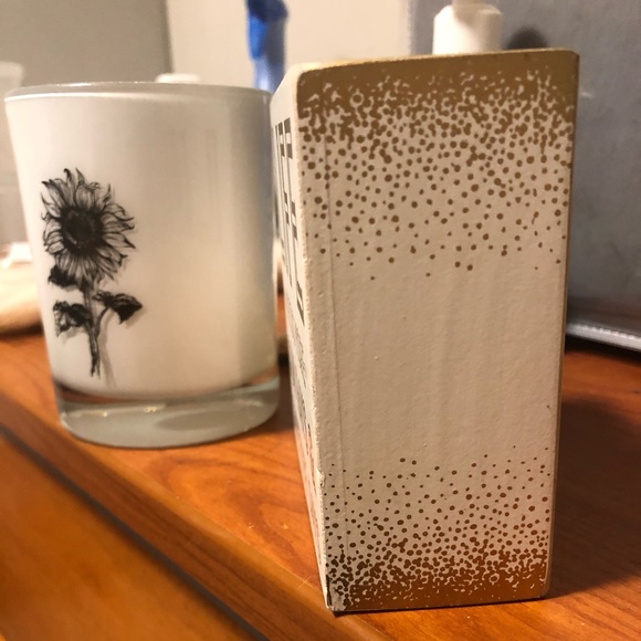 Inspirational gold sign - Picture 2 of 4